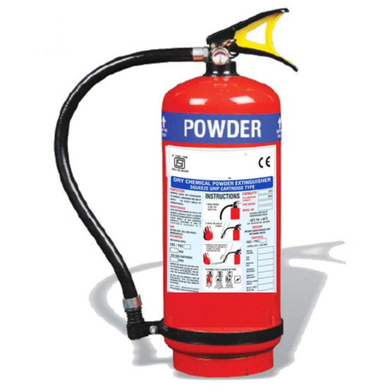 BC Dry Powder (Cartridge Type) Fire Extinguishers 9 Kg - Hridhi Corporation